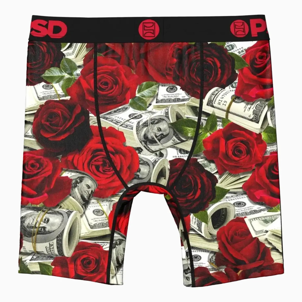Kid's Warface Rose Money Boxer Brief Psd Underwear - Tops and Bottoms USA