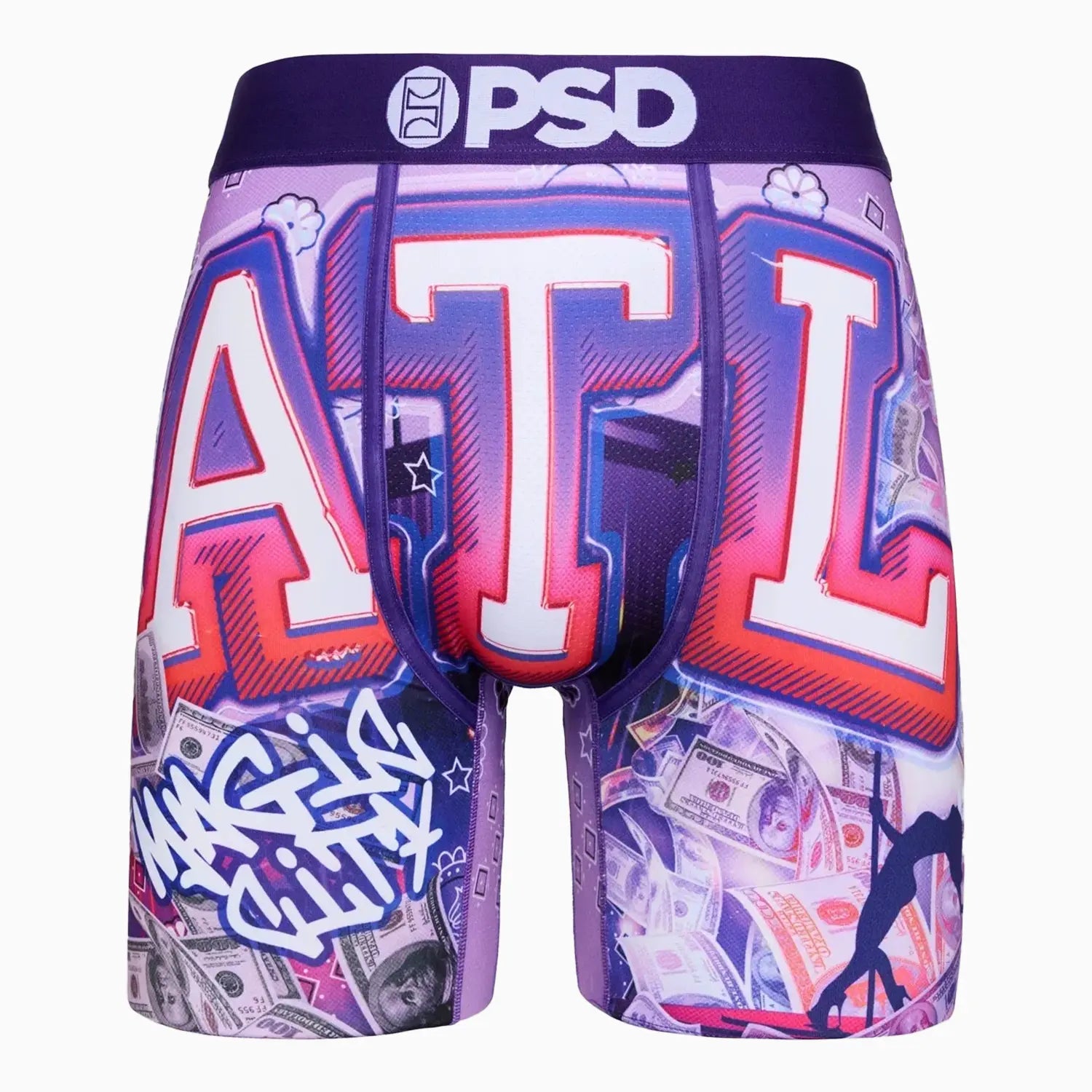 Psd Underwear Men's Atl Magic Brief Boxer