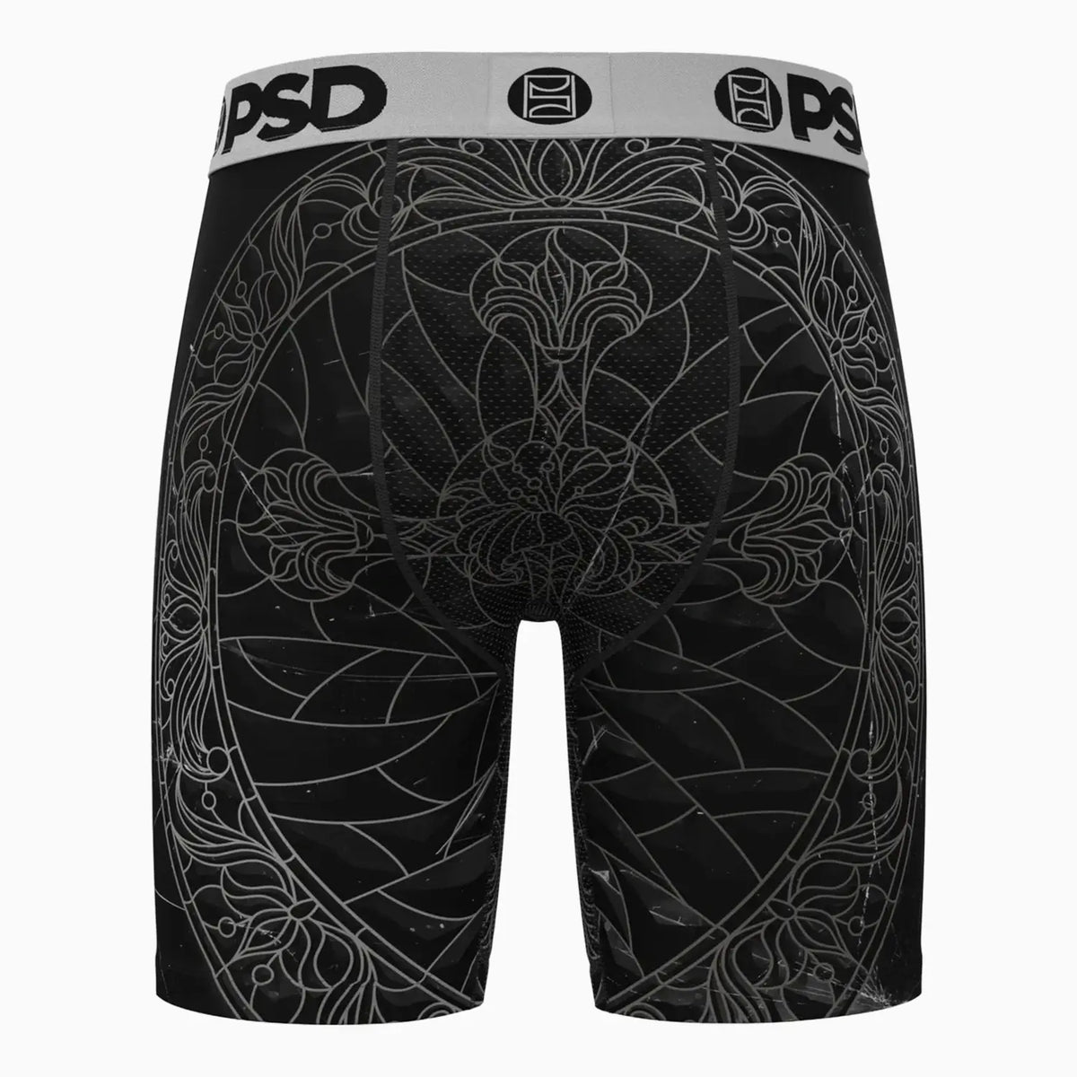 Men's Black Path Boxer Brief Psd Underwear - Tops and Bottoms USA