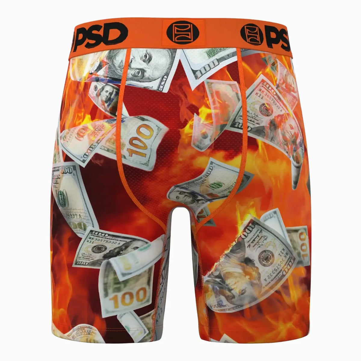 Men's Burning Benjis Boxer Brief Psd Underwear - Tops and Bottoms USA