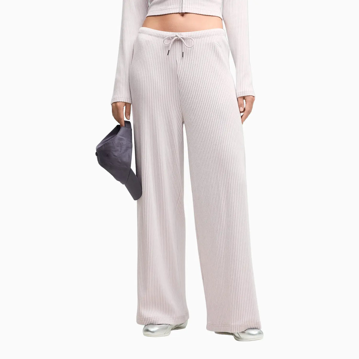 Women's Essentials Ribbed Soft Touch Outfit Puma - Tops and Bottoms USA