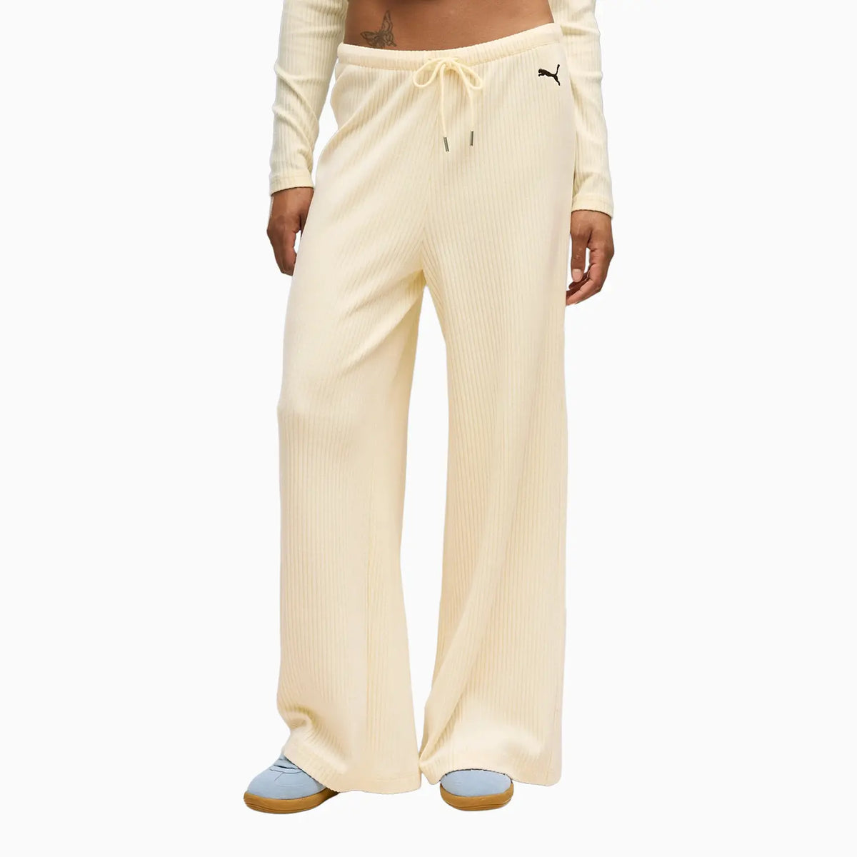 Women's Essentials Ribbed Soft Touch Outfit Puma - Tops and Bottoms USA