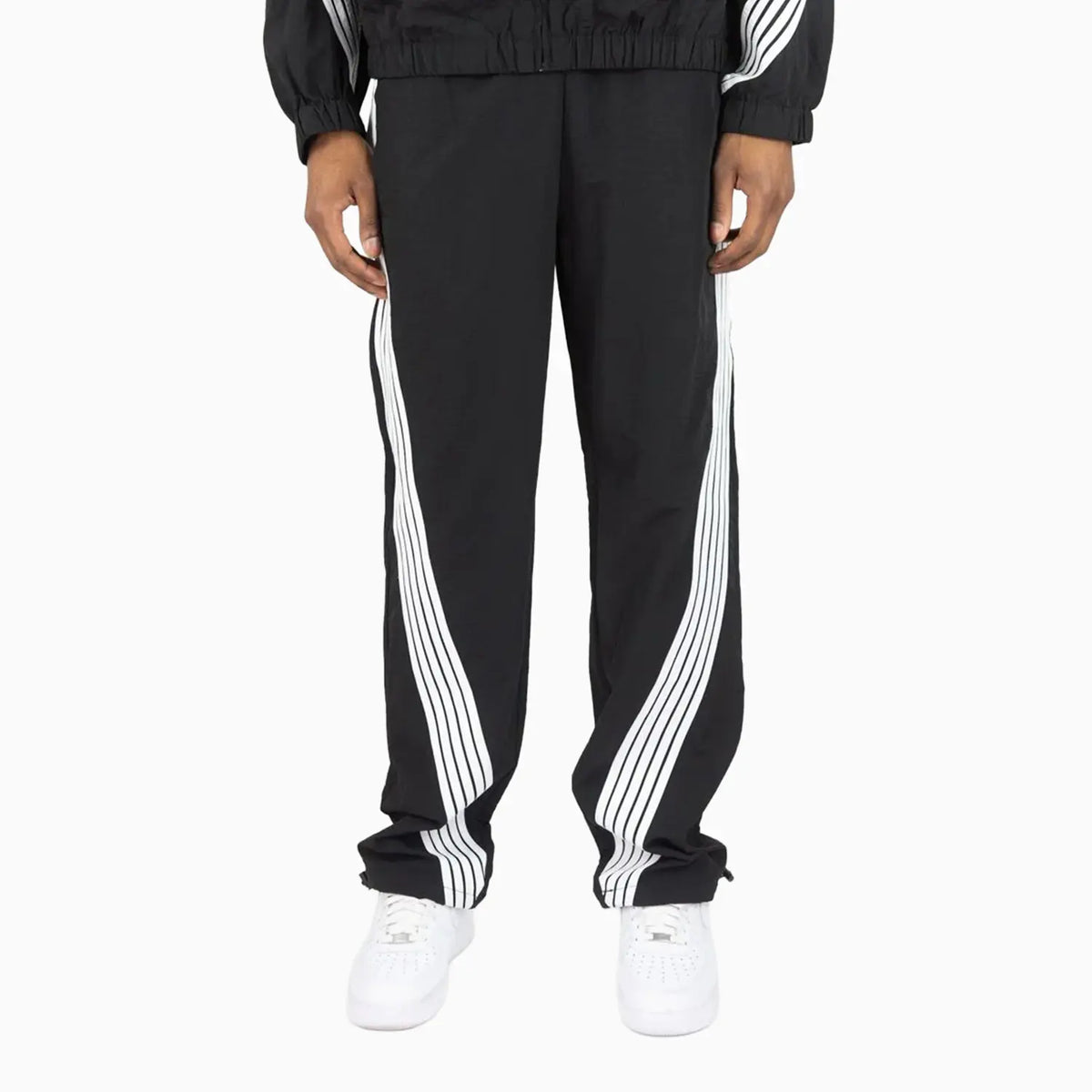 Kid's Striped Nylon Windbreaker Set Rebel Minds - Tops and Bottoms USA