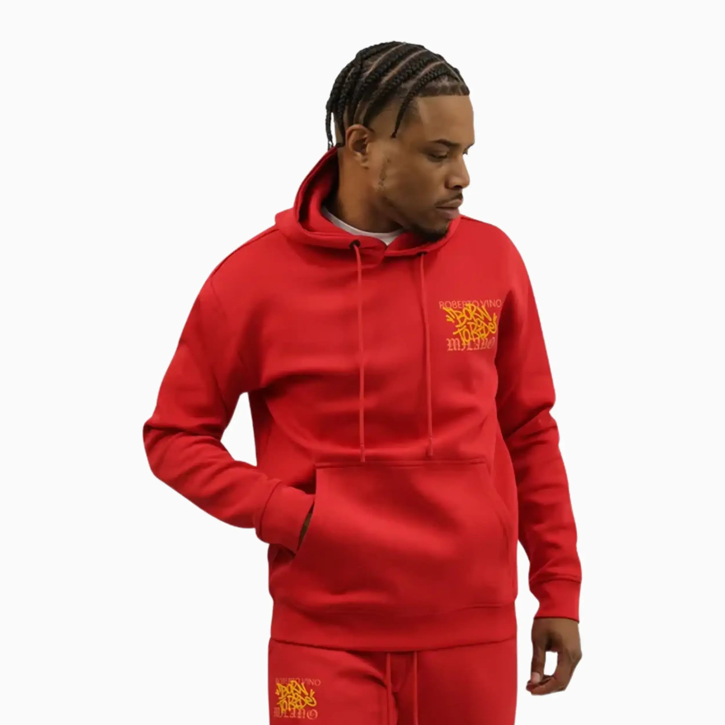 Men's Born to Ride Milano Hoodie Roberto Vino - Tops and Bottoms USA