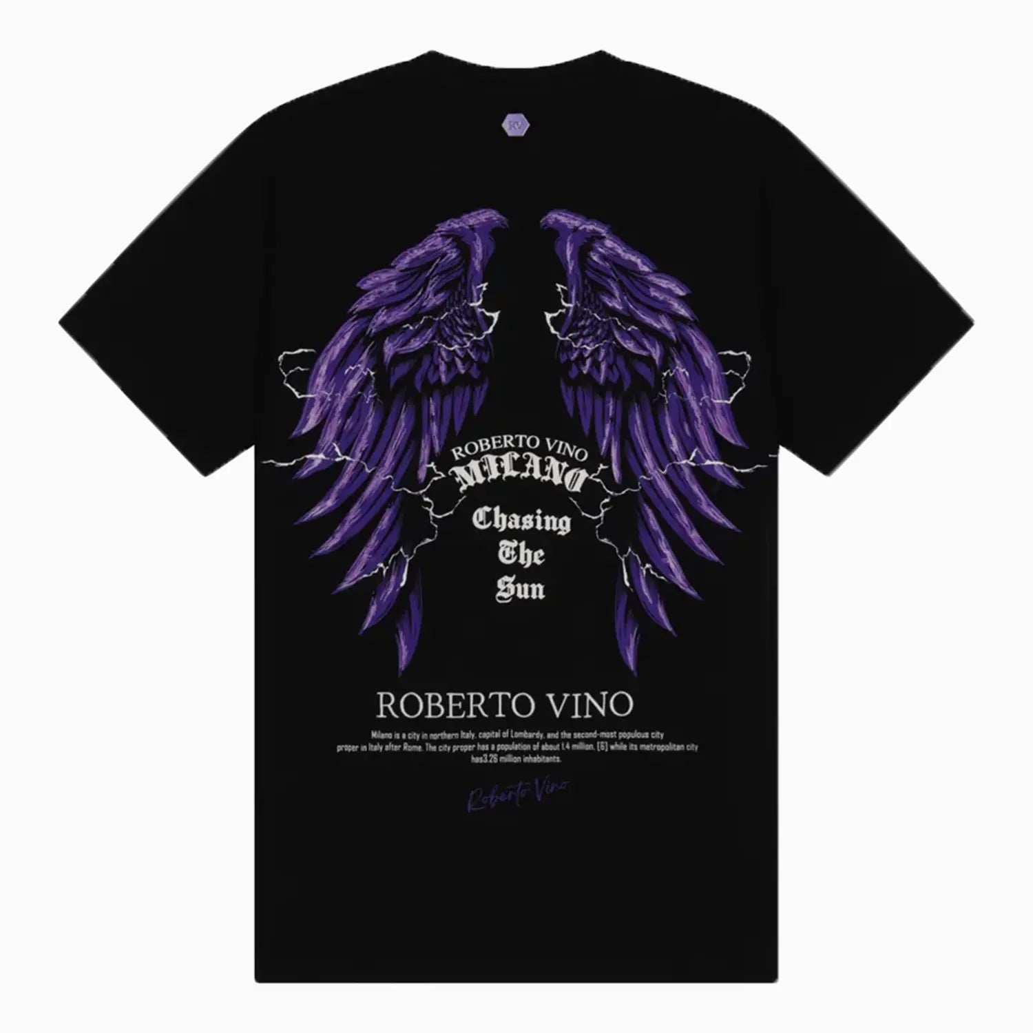 Men's Chasing The Sun Crew Neck T-Shirt Roberto Vino - Tops and Bottoms USA
