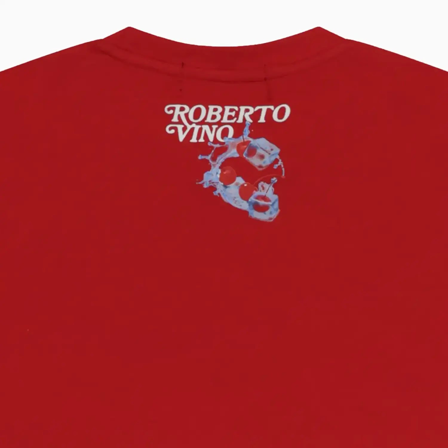 Men's Fresh Cherry Crew Neck T-Shirt Roberto Vino - Tops and Bottoms USA