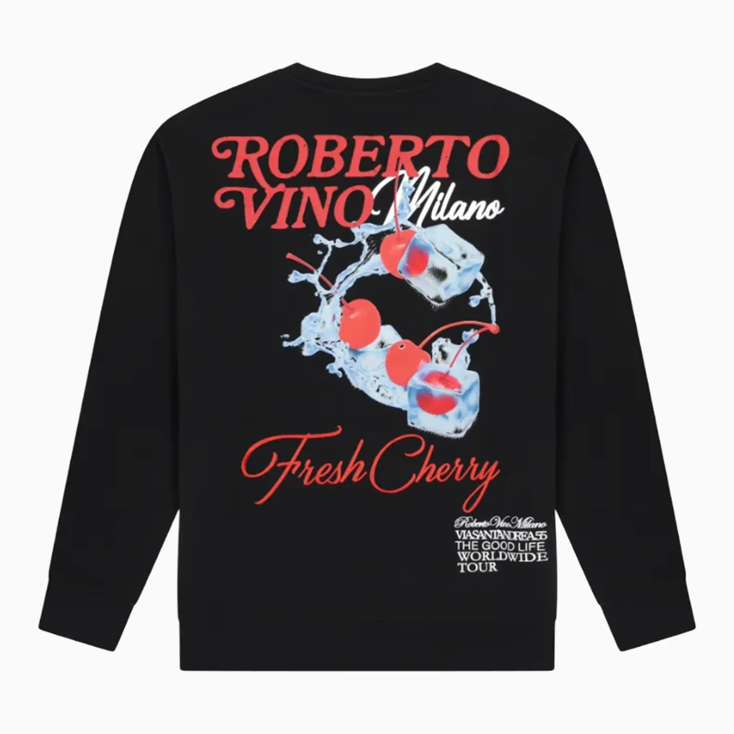 Men's Fresh Cherry Sweatshirt Roberto Vino - Tops and Bottoms USA