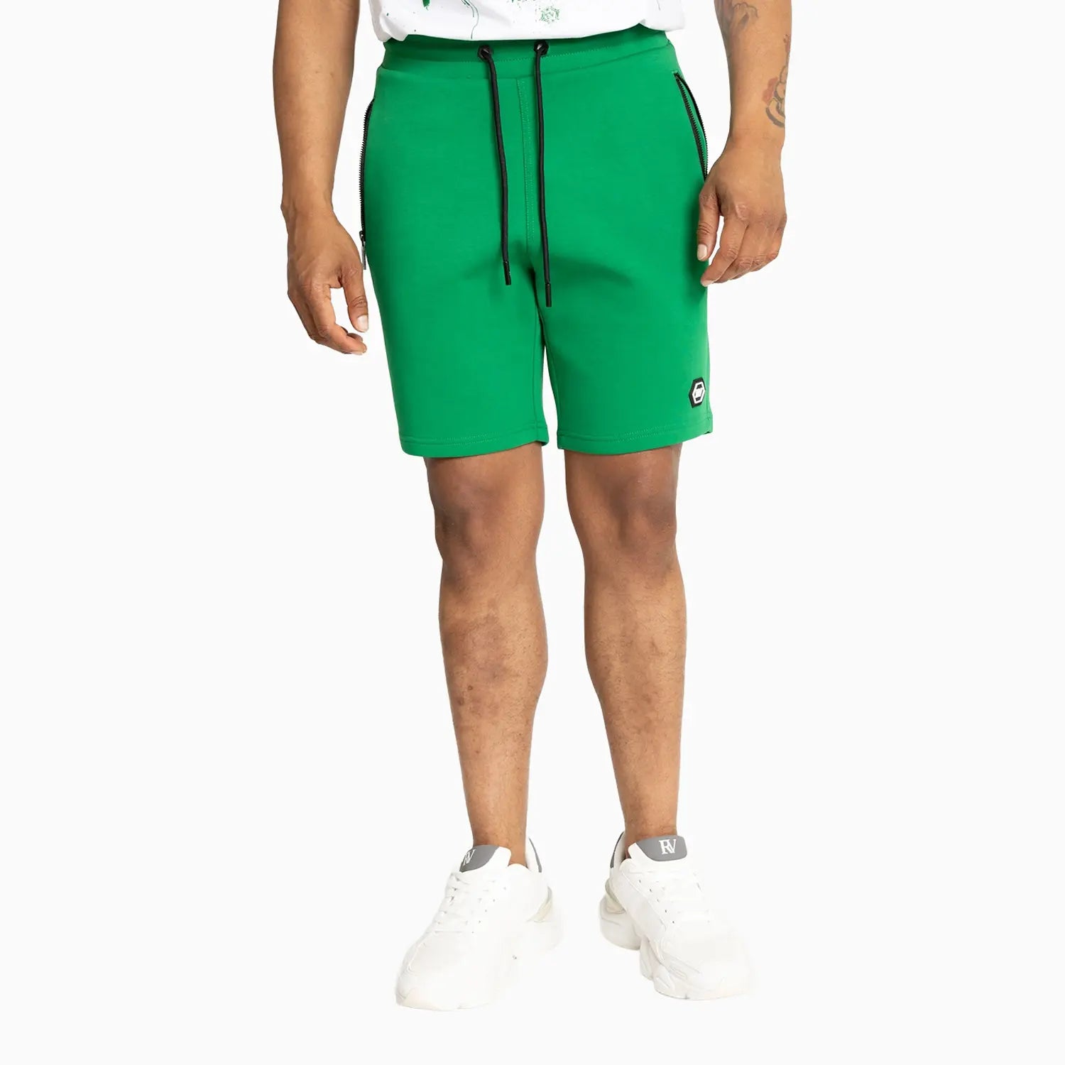 Men's RV Front Slim Fit Essential T-Shirt and Shorts Outfit