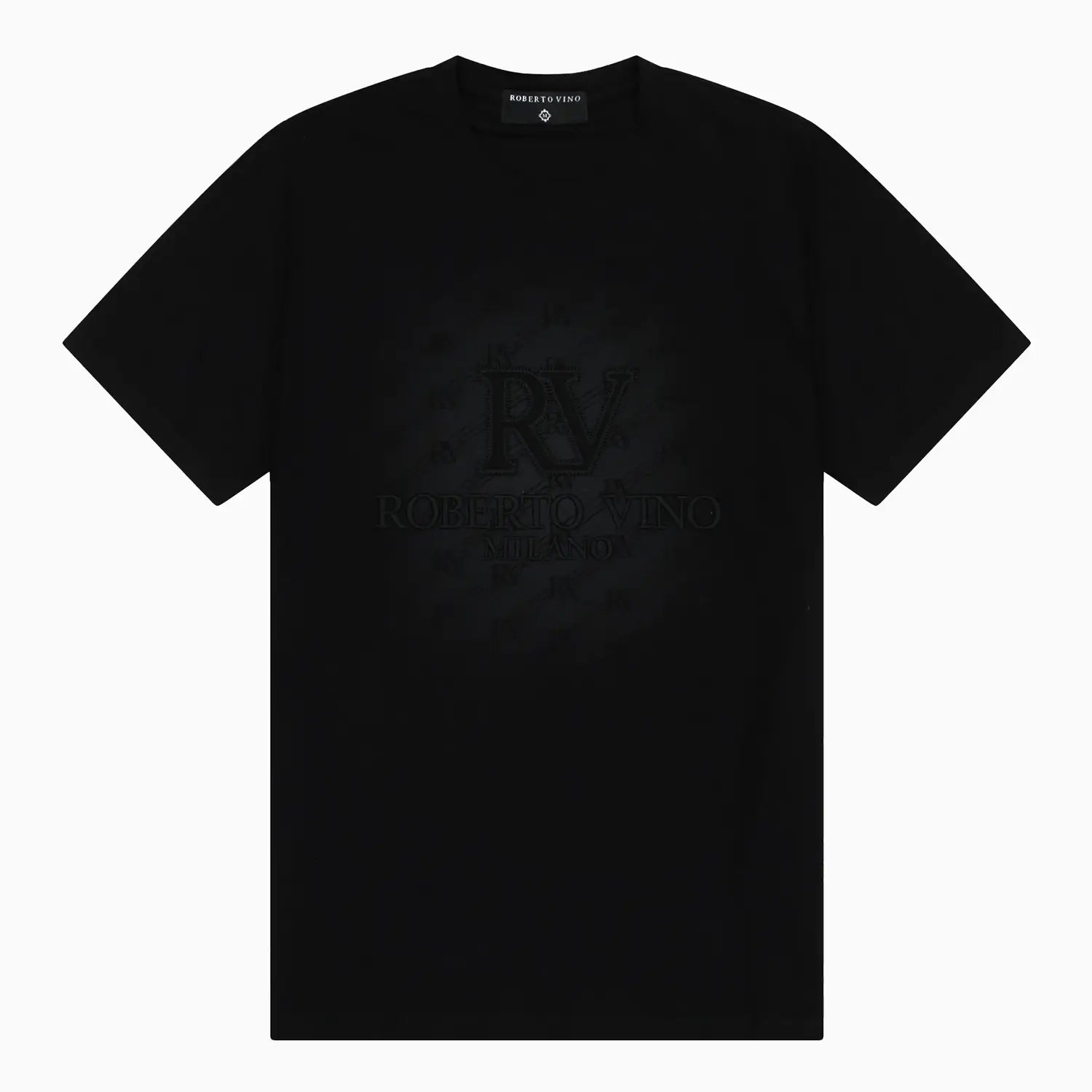 Men's RV Front Crew Neck T-Shirt Roberto Vino - Tops and Bottoms USA