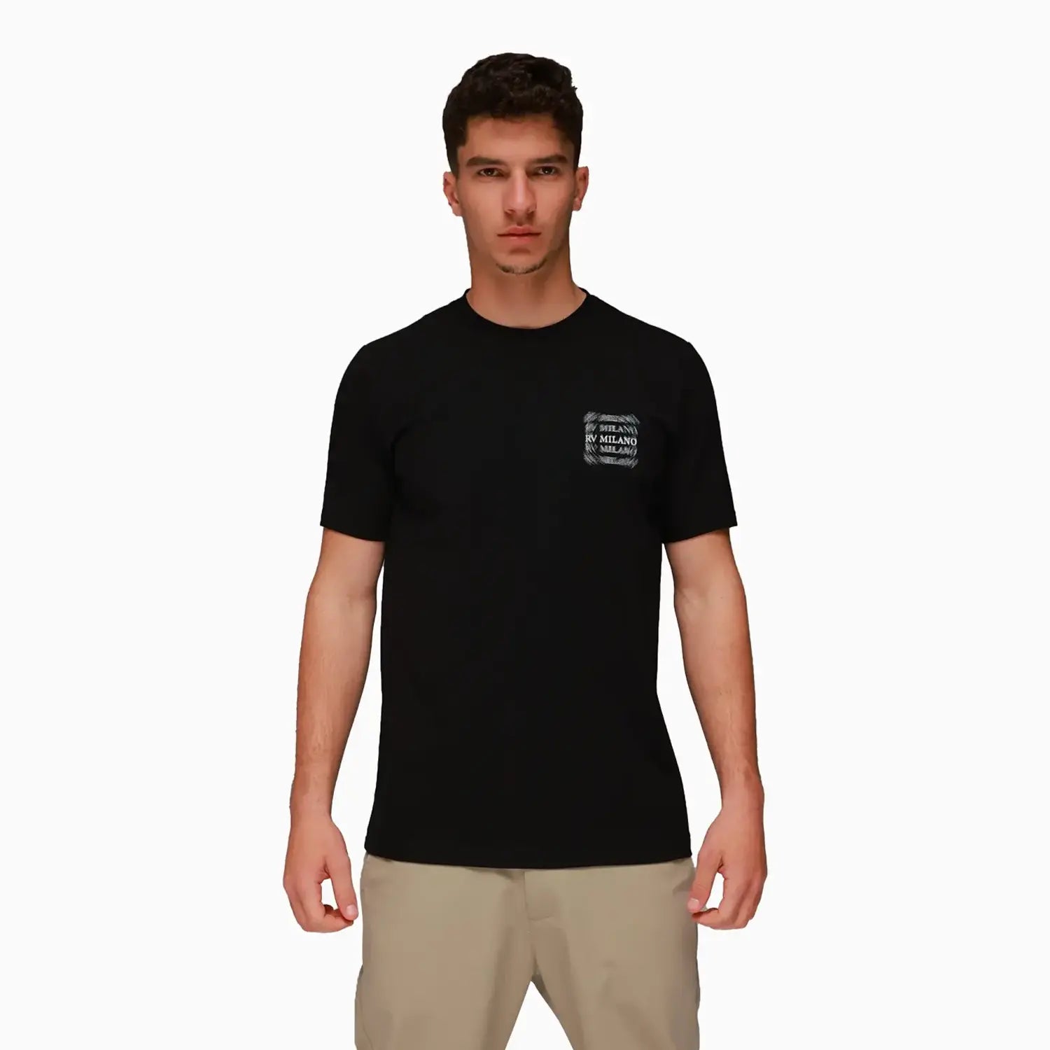 Men's RV Milano Blur Crew Neck T-Shirt Roberto Vino - Tops and Bottoms USA