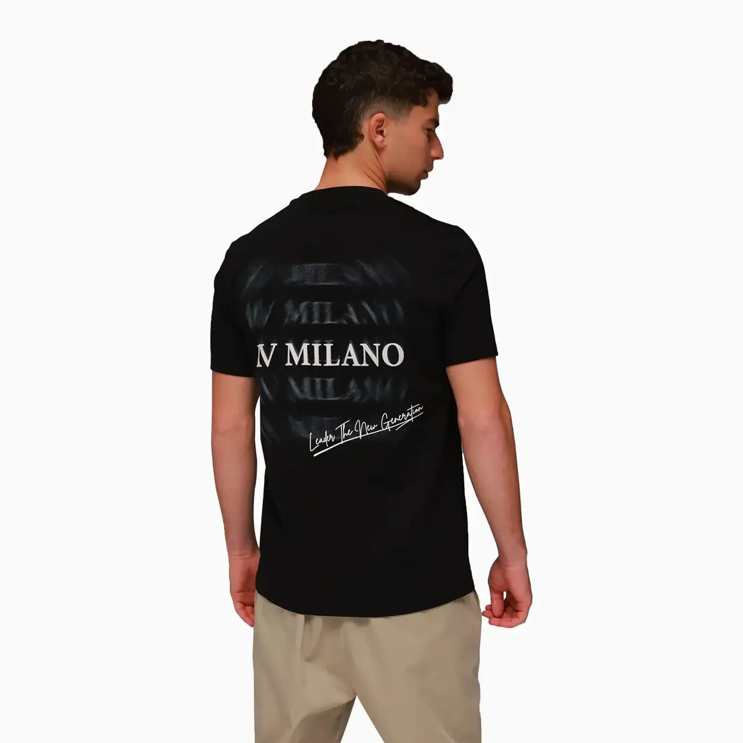 Men's RV Milano Blur Crew Neck T-Shirt Roberto Vino - Tops and Bottoms USA