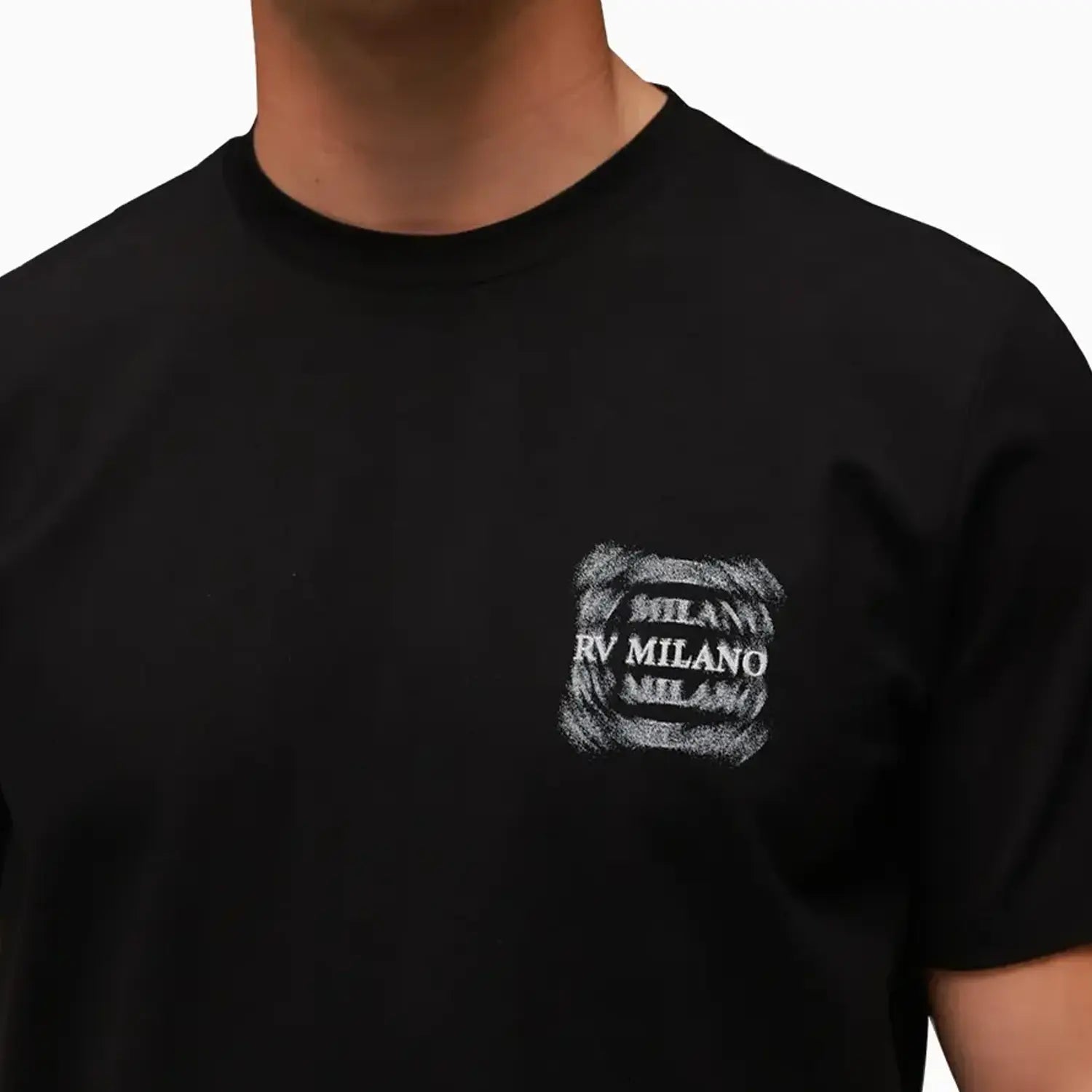 Men's RV Milano Blur Crew Neck T-Shirt Roberto Vino - Tops and Bottoms USA