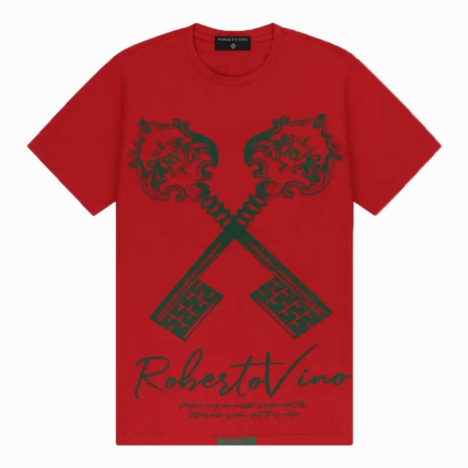 Men's Vino Keys Crew Neck T-Shirt Roberto Vino - Tops and Bottoms USA