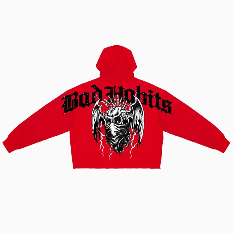 Roku Studio Men's Bad Habits Cropped Fleece Hoodie