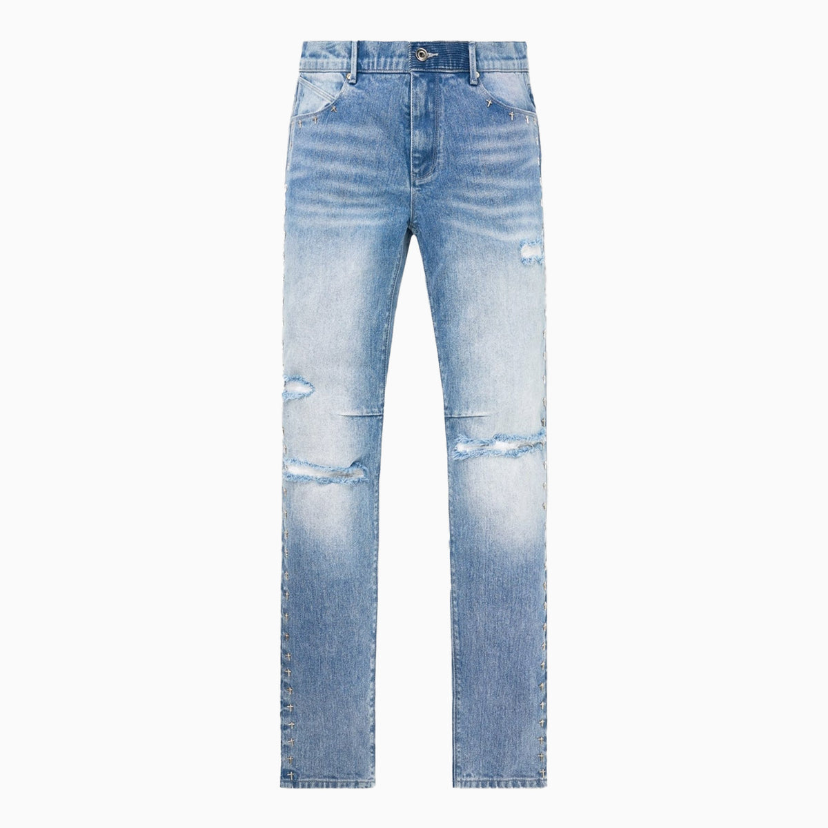 RTA Men's Bryant Ripped Denim Slim Pant