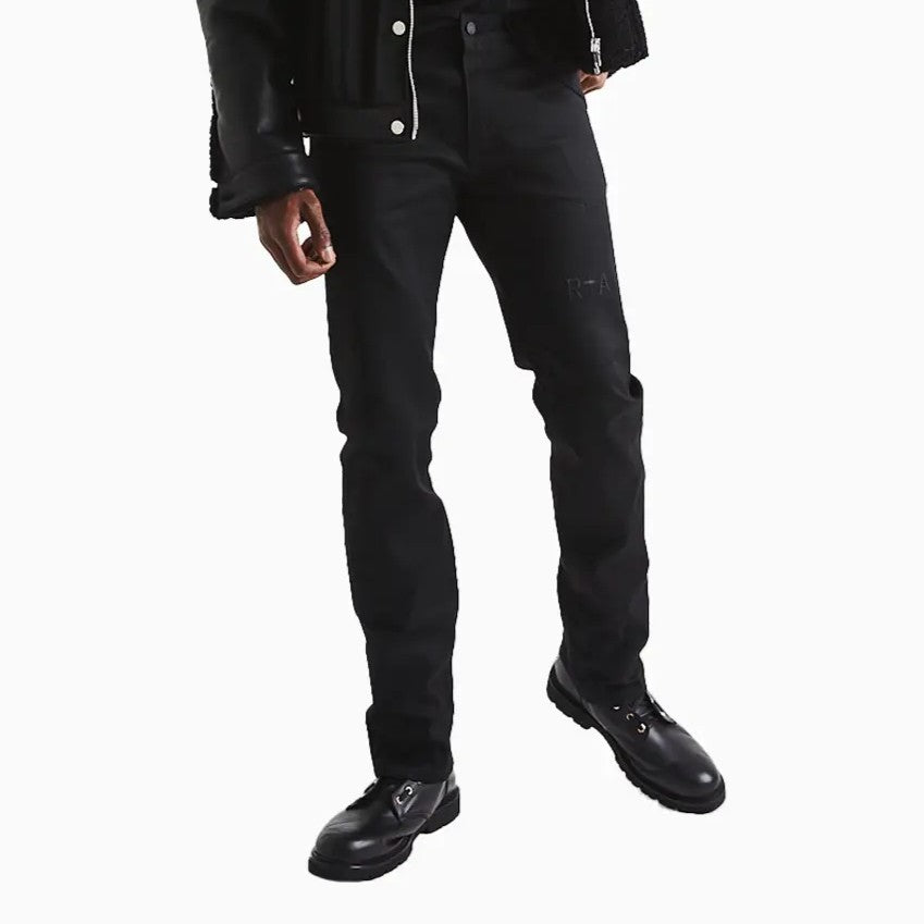 Men's Bryant Black Raw Denim Pant RTA - Tops and Bottoms USA