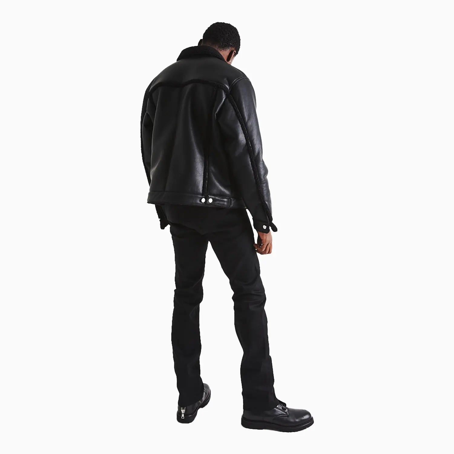 Men's Bryant Black Raw Denim Pant RTA - Tops and Bottoms USA