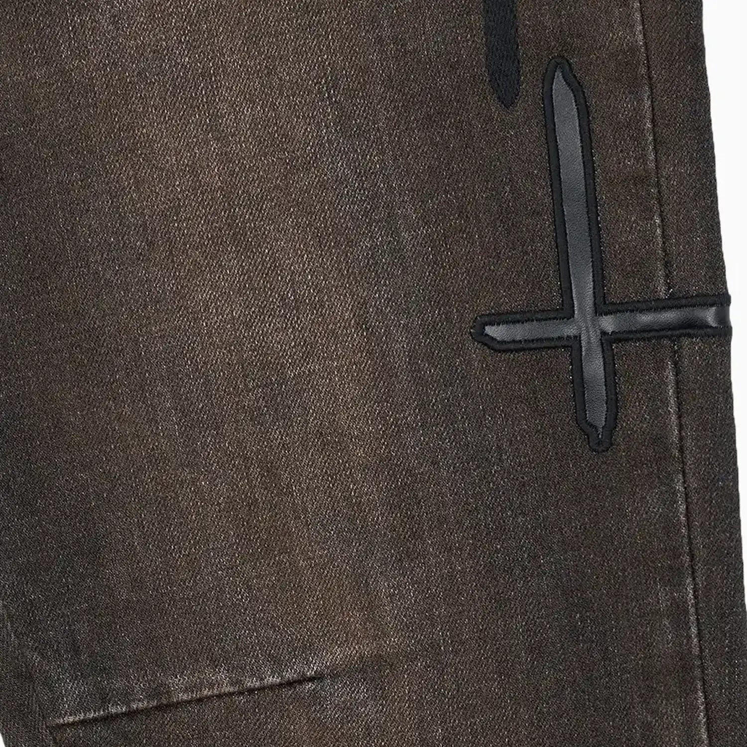 Men's Bryant Skinny Cross Patch Jeans Pant