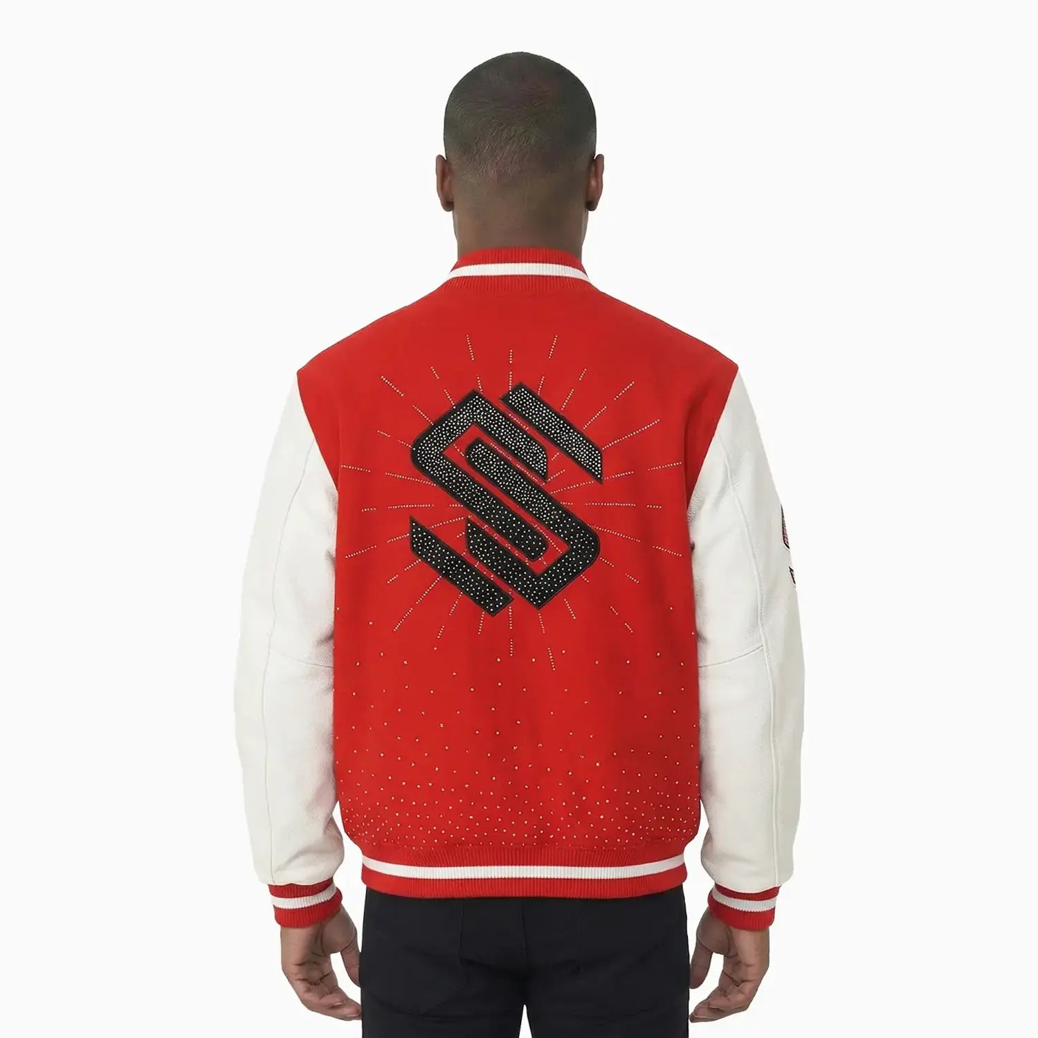 Men's Classic Wool Varisty Jacket Savar - Tops and Bottoms USA