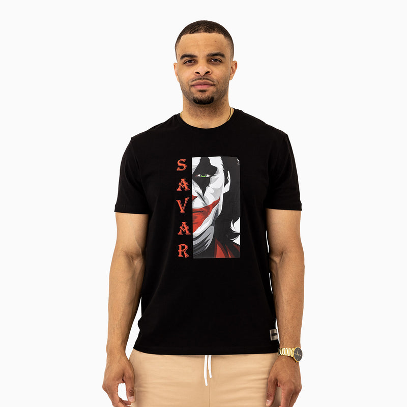 Savar Men's Joker Graphic Short Sleeve T-Shirt