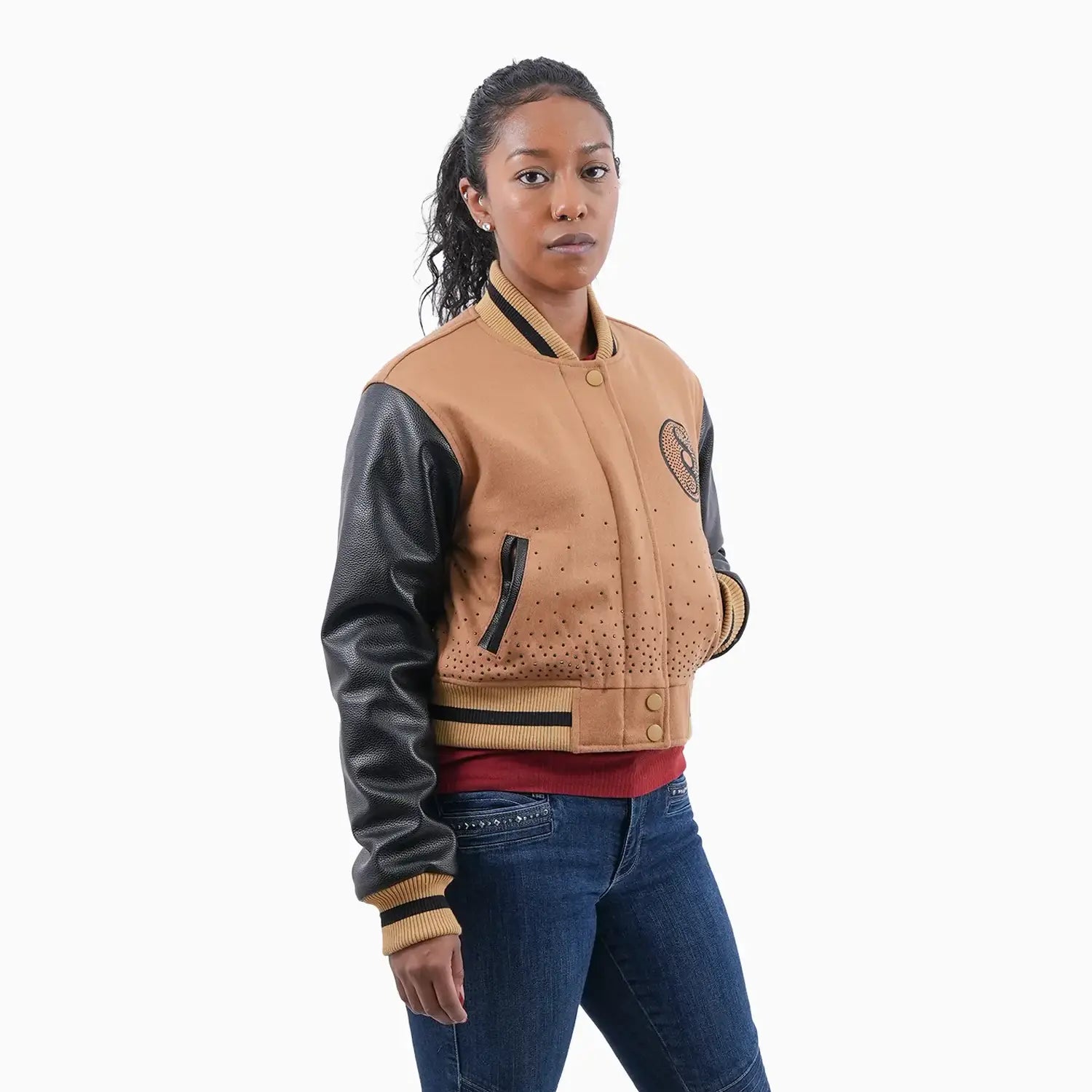 Women's Imperial Crest Wool Varsity Jacket