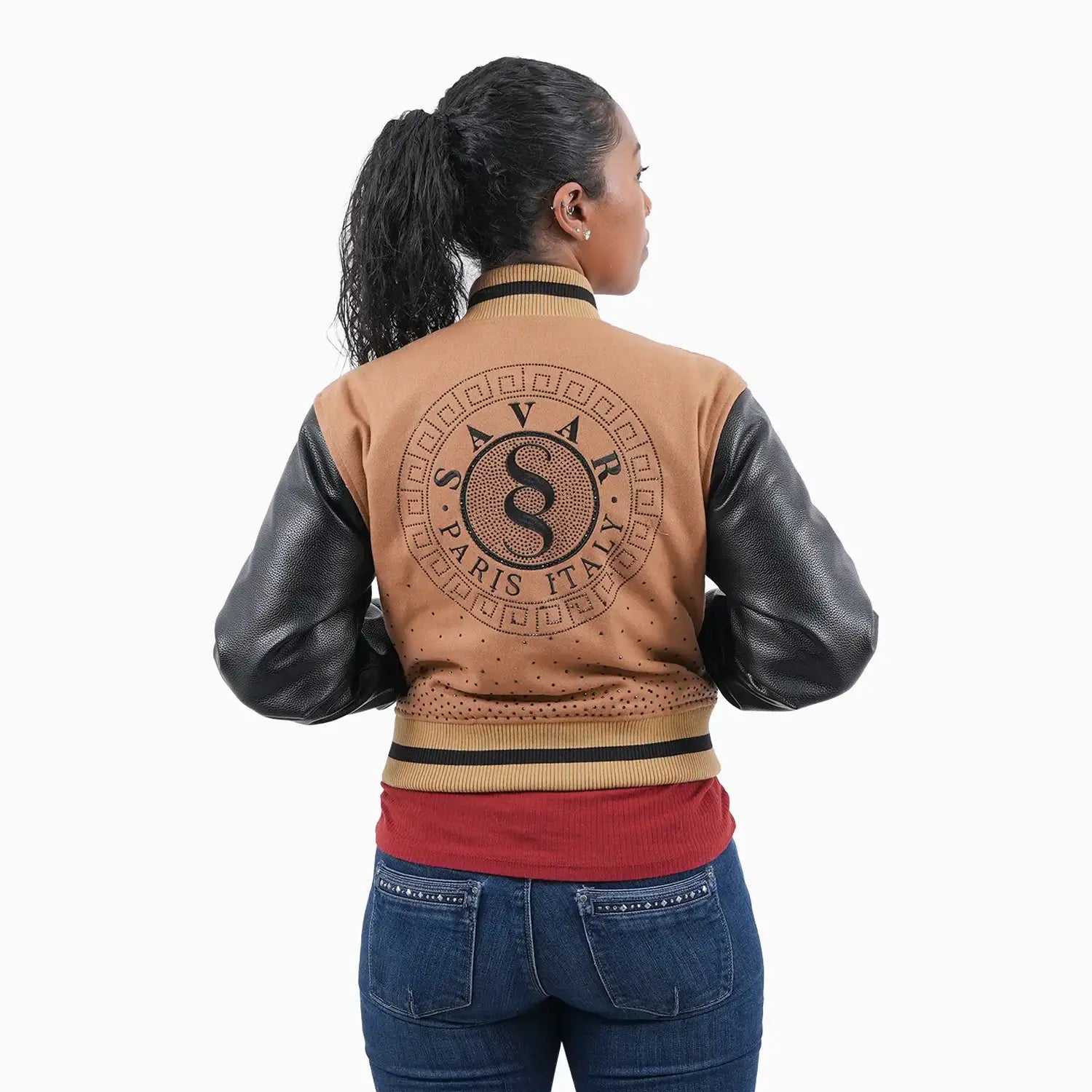 Women's Imperial Crest Wool Varsity Jacket