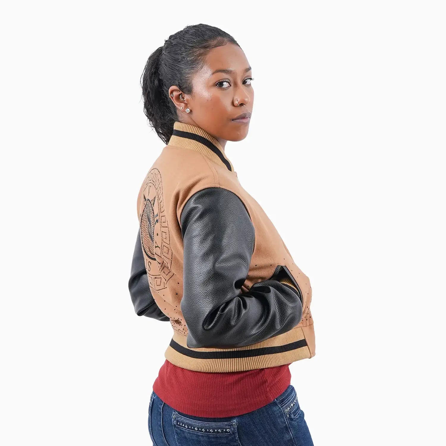 Women's Imperial Crest Wool Varsity Jacket