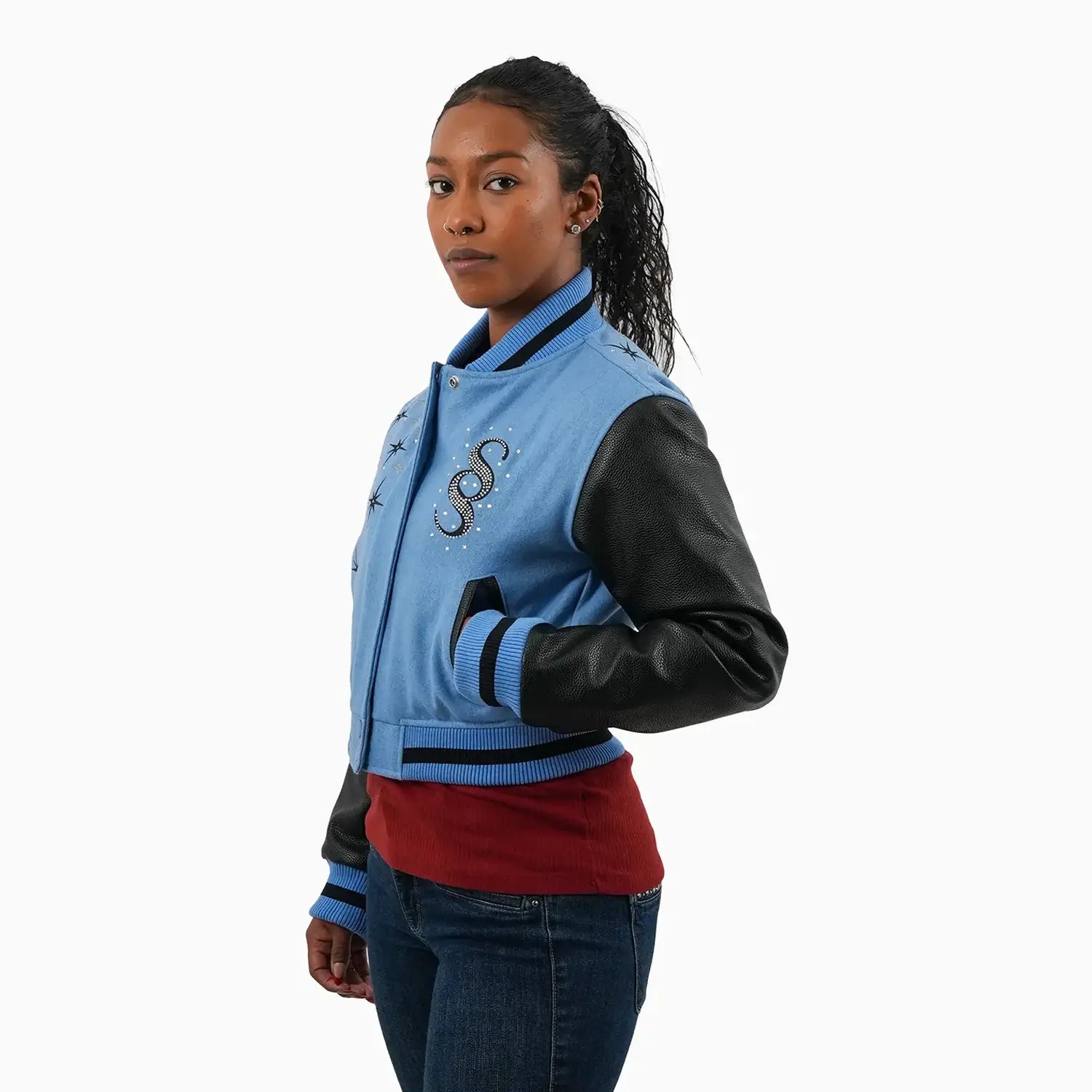 Women's Starlight Wool Varsity Jacket