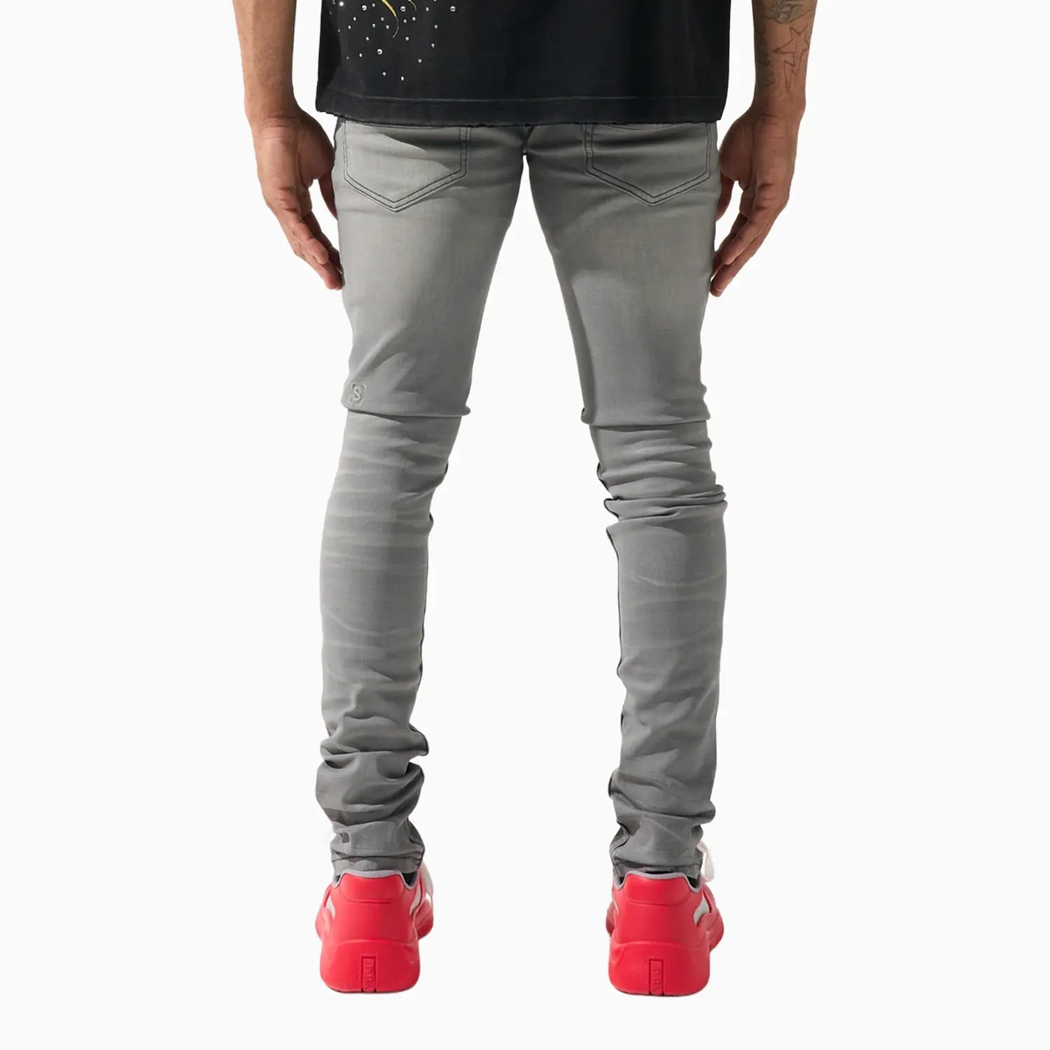 Men's Beluga Grey Jeans Pant