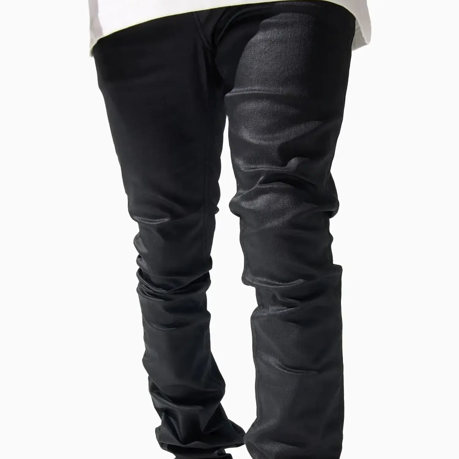 Men's Caviar Wax Stacked Jeans Pant