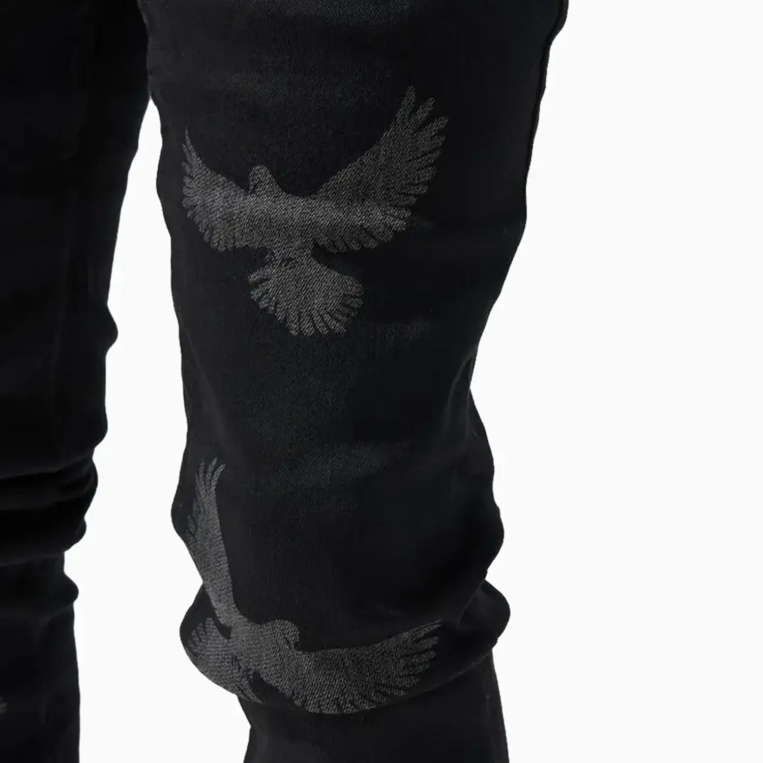 Men's Peace Black Jean Pant