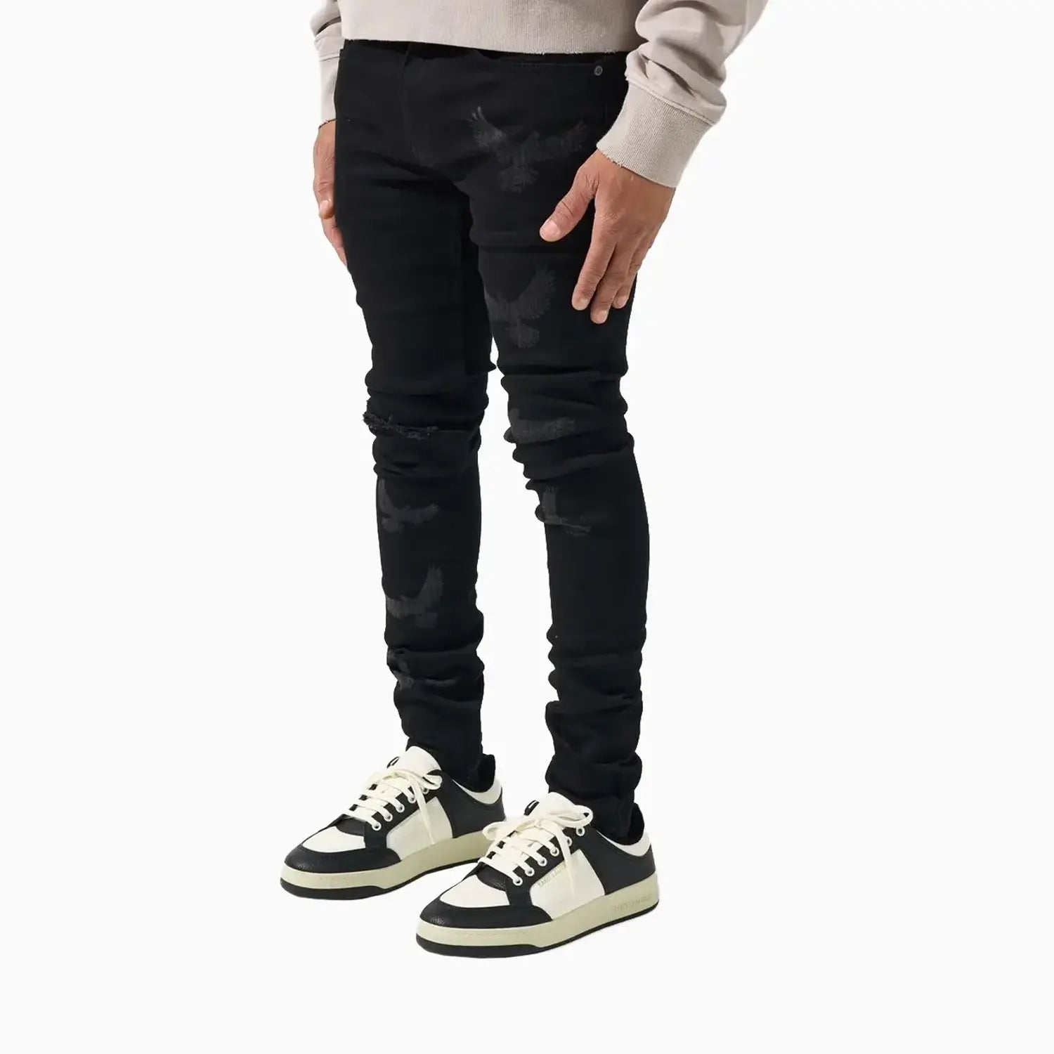 Men's Peace Black Jean Pant