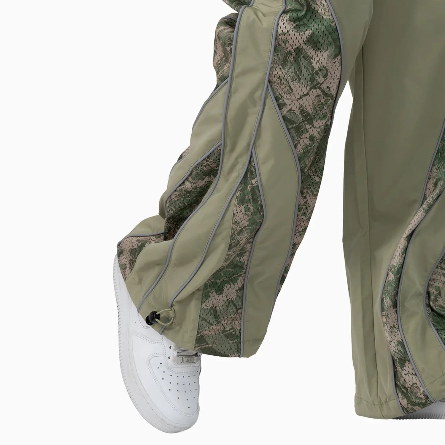 Women’s Olive Green Cropped Tracksuit