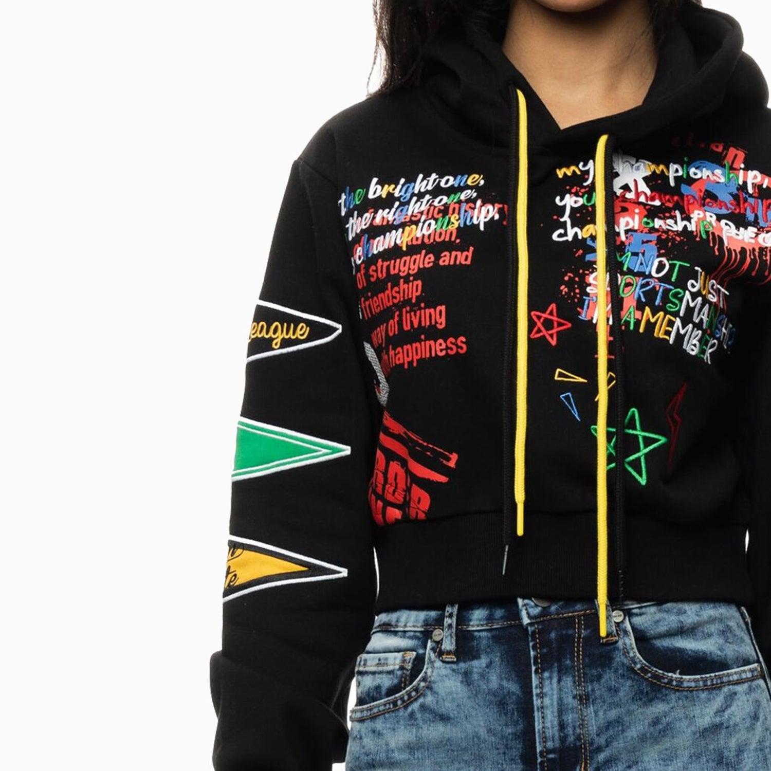 smoke-rise-womens-crop-fleece-pull-over-hoodie-nk22155-blk