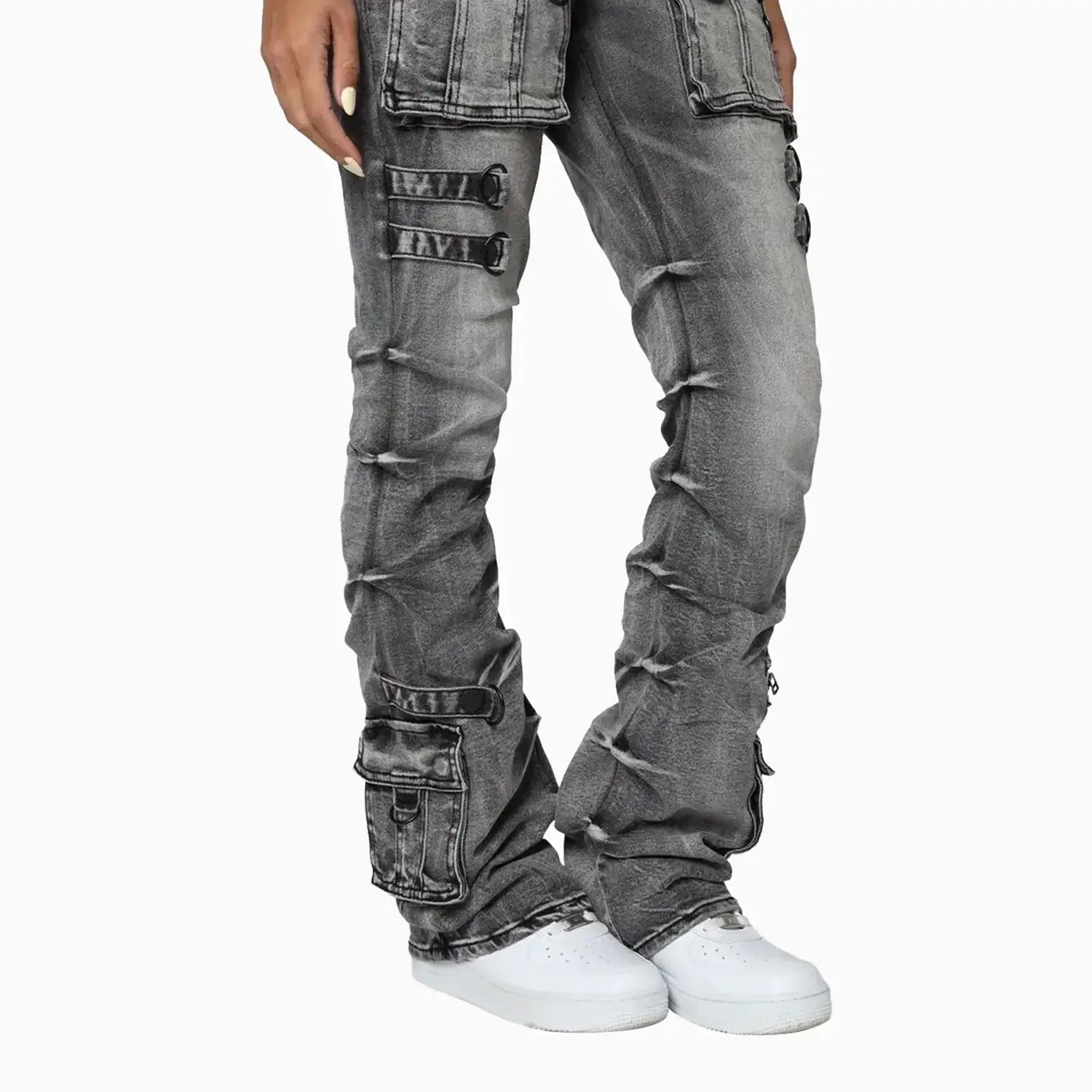 Women's High Rise Stacked Side Pinching Pant