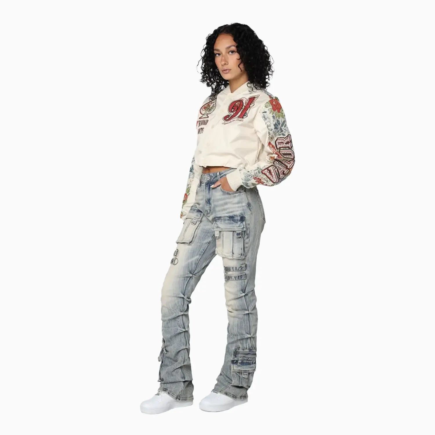 Women's High Rise Stacked Side Pinching Pant