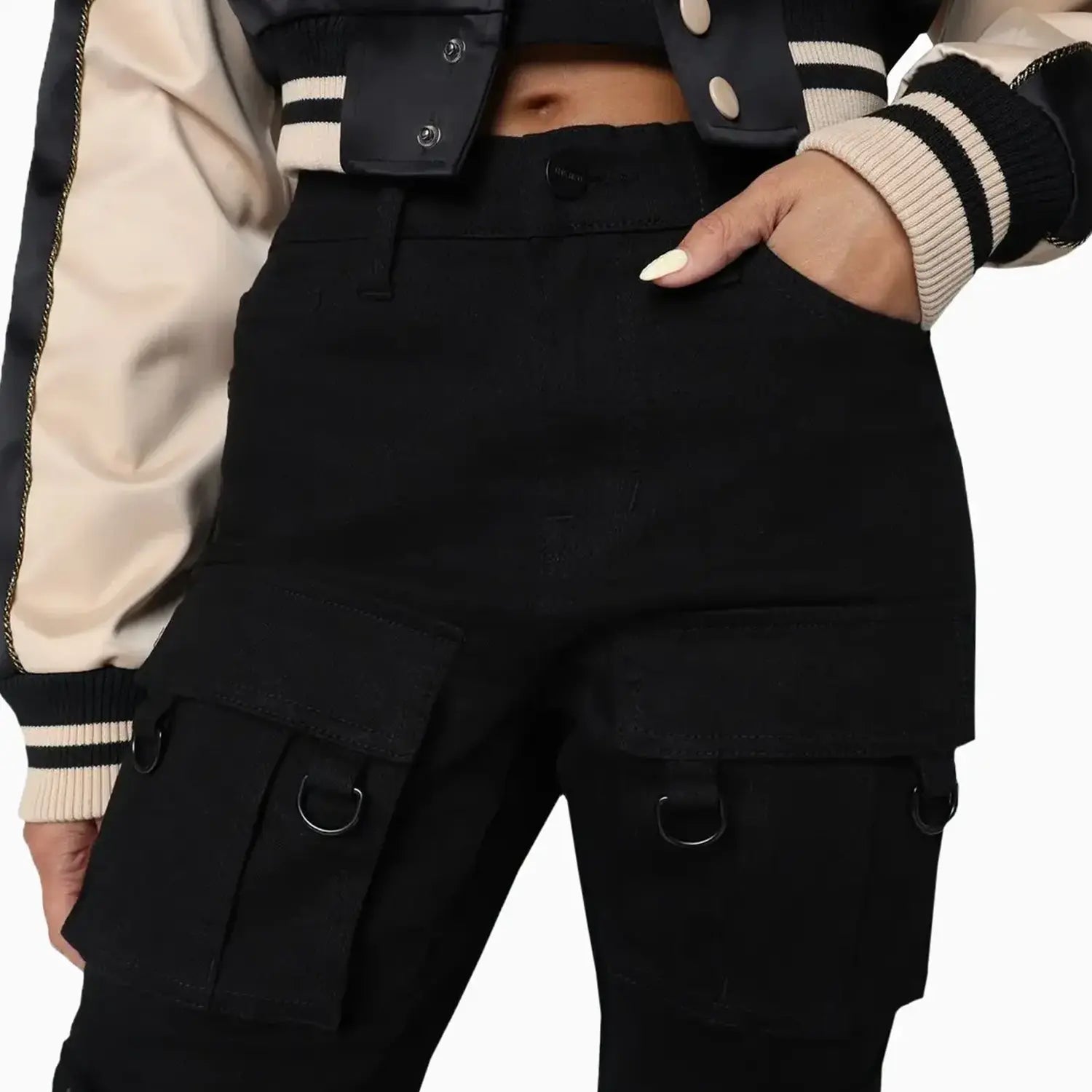 Women's High Rise Stacked Side Pinching Pant