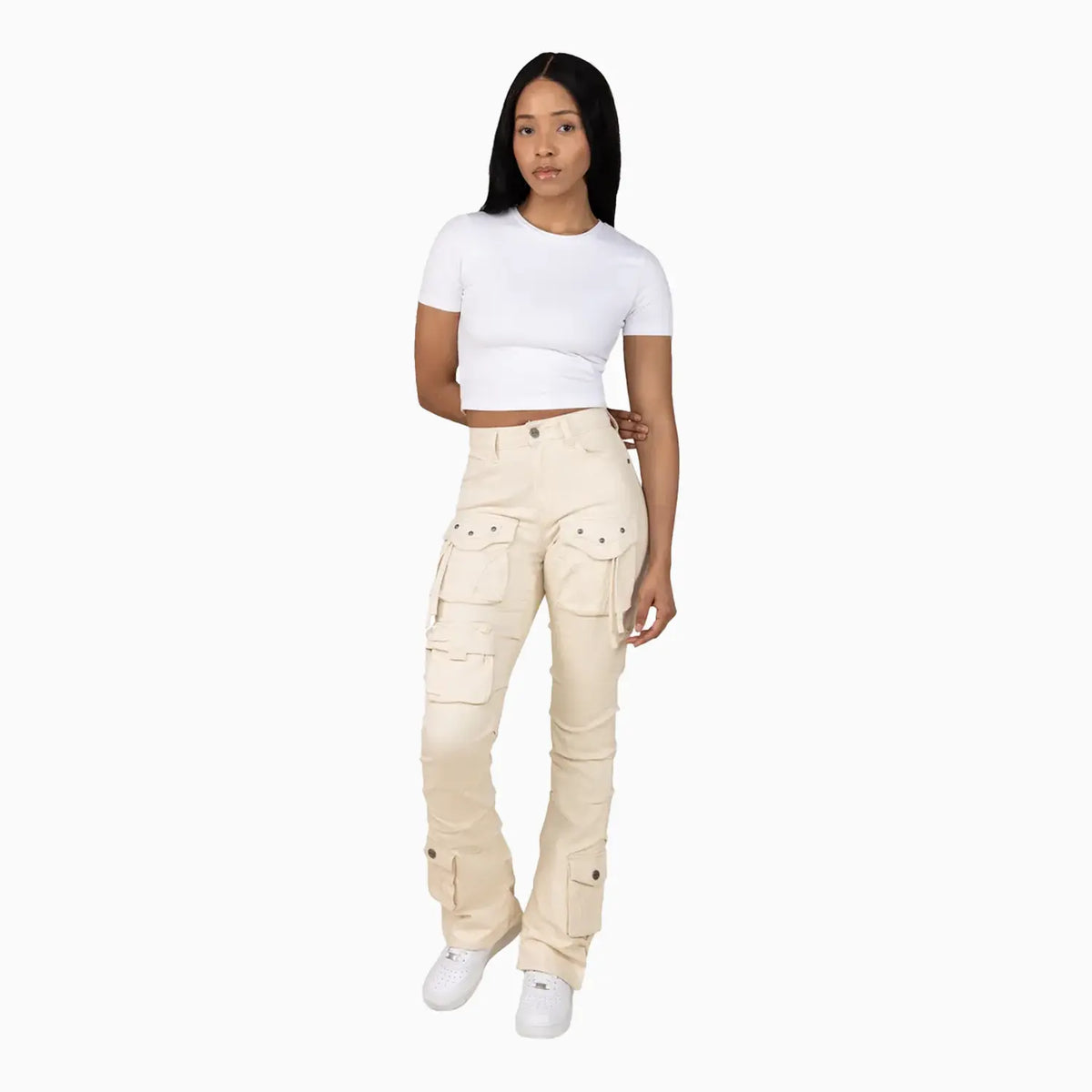 High Rise Flack Stack Smoke Rise Women's High Rise Utility Stack Pant