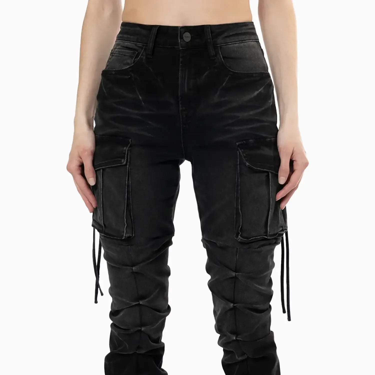 smoke-rise-womens-high-rise-washed-stack-jeans-pant-ap24703-arblk