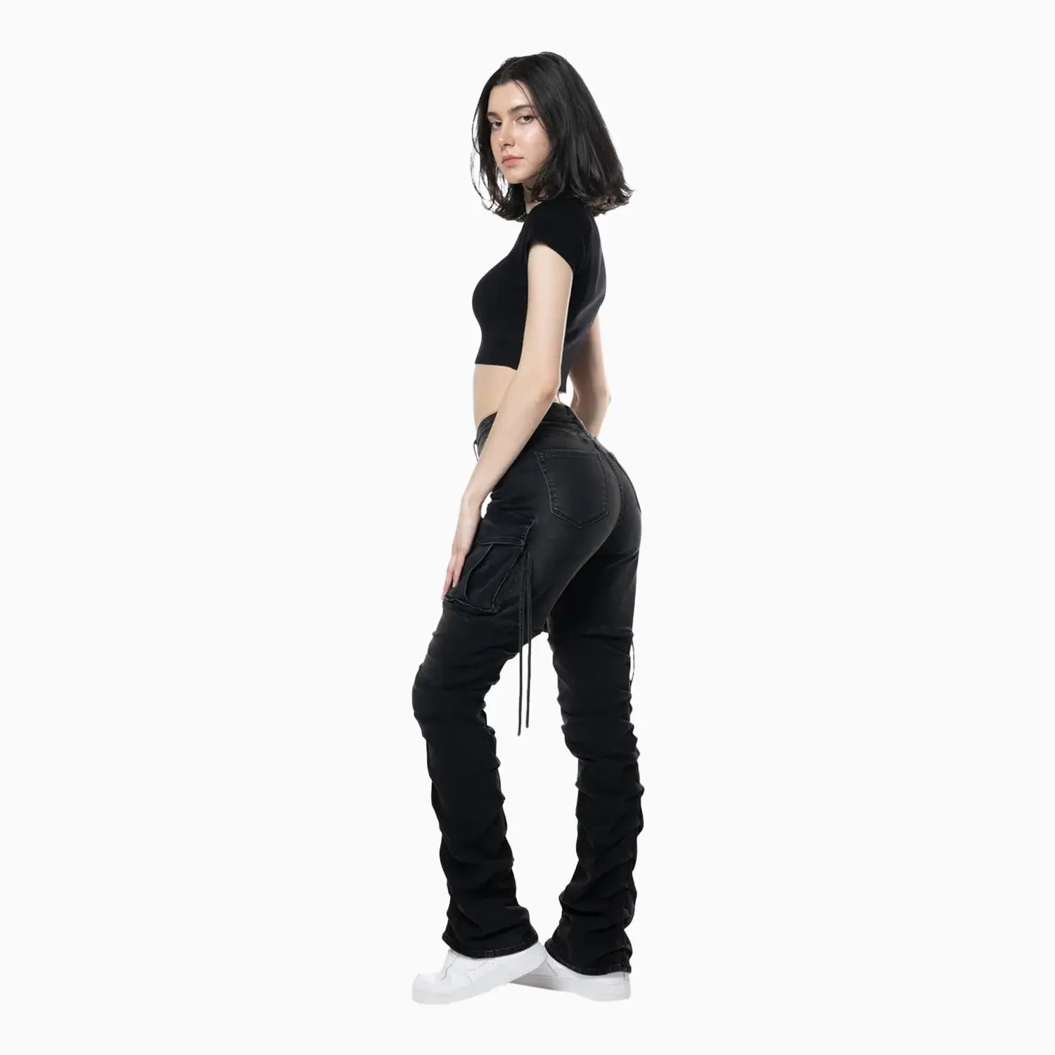 smoke-rise-womens-high-rise-washed-stack-jeans-pant-ap24703-arblk