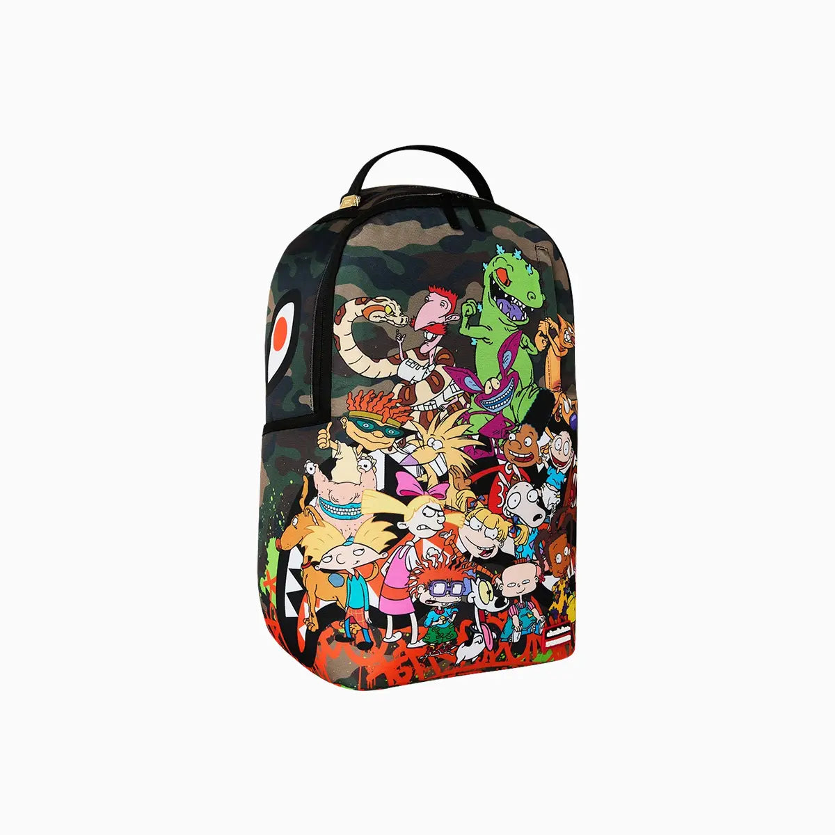 90'S Nick Camo With Graffiti Backpack