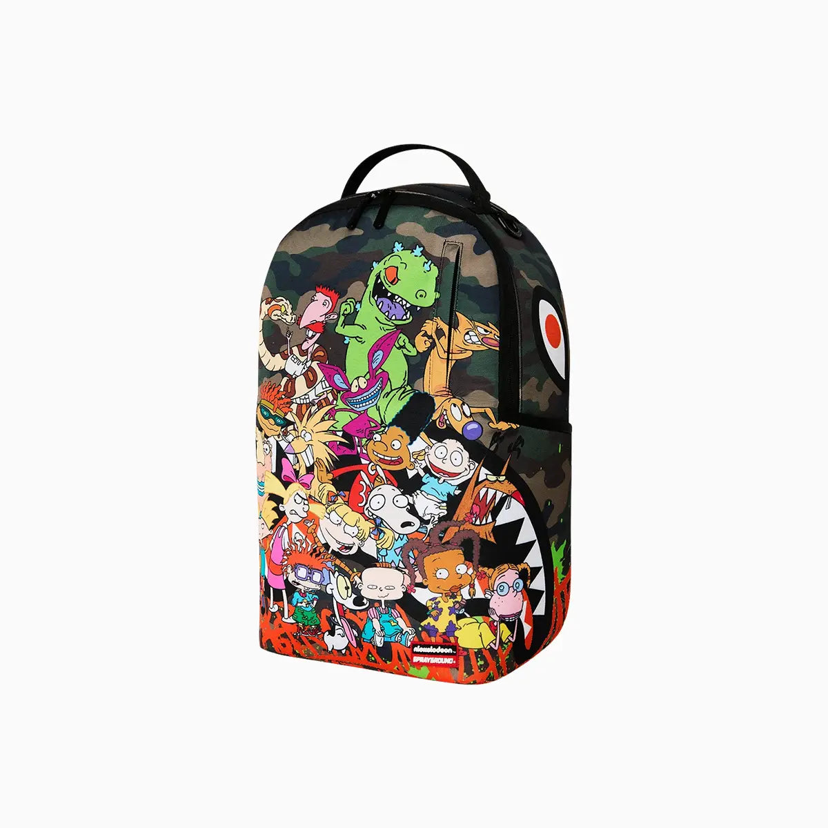 90'S Nick Camo With Graffiti Backpack