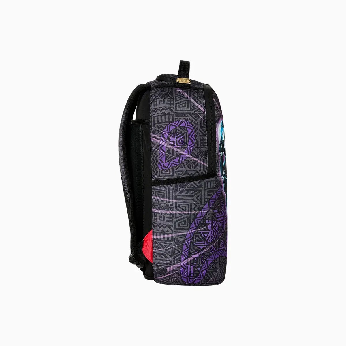 Black Panther Official Collab Never Back Down Backpack Sprayground - Tops and Bottoms USA