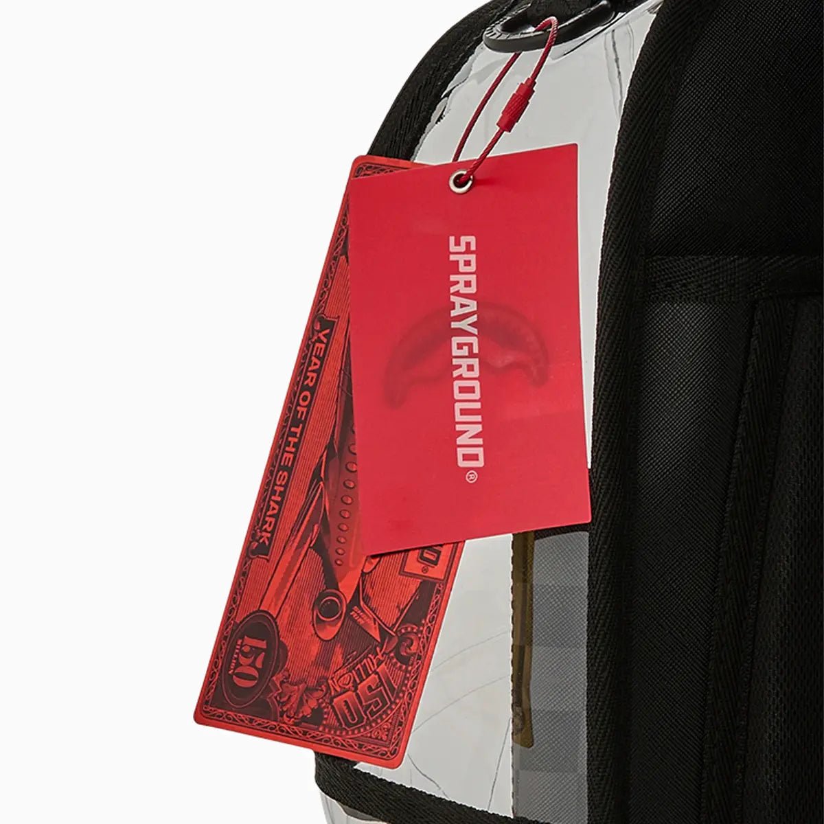 Clear Dlx Backpack Checked Out Sprayground - Tops and Bottoms USA