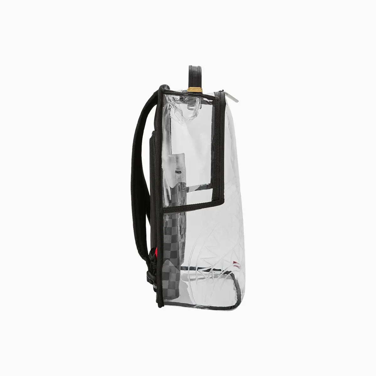 Clear Dlx Backpack Checked Out Sprayground - Tops and Bottoms USA