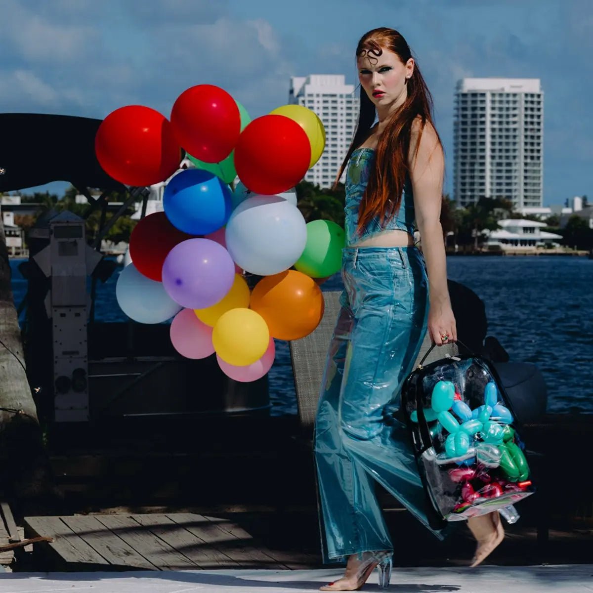 Clear Dlx Backpack Checked Out Sprayground - Tops and Bottoms USA