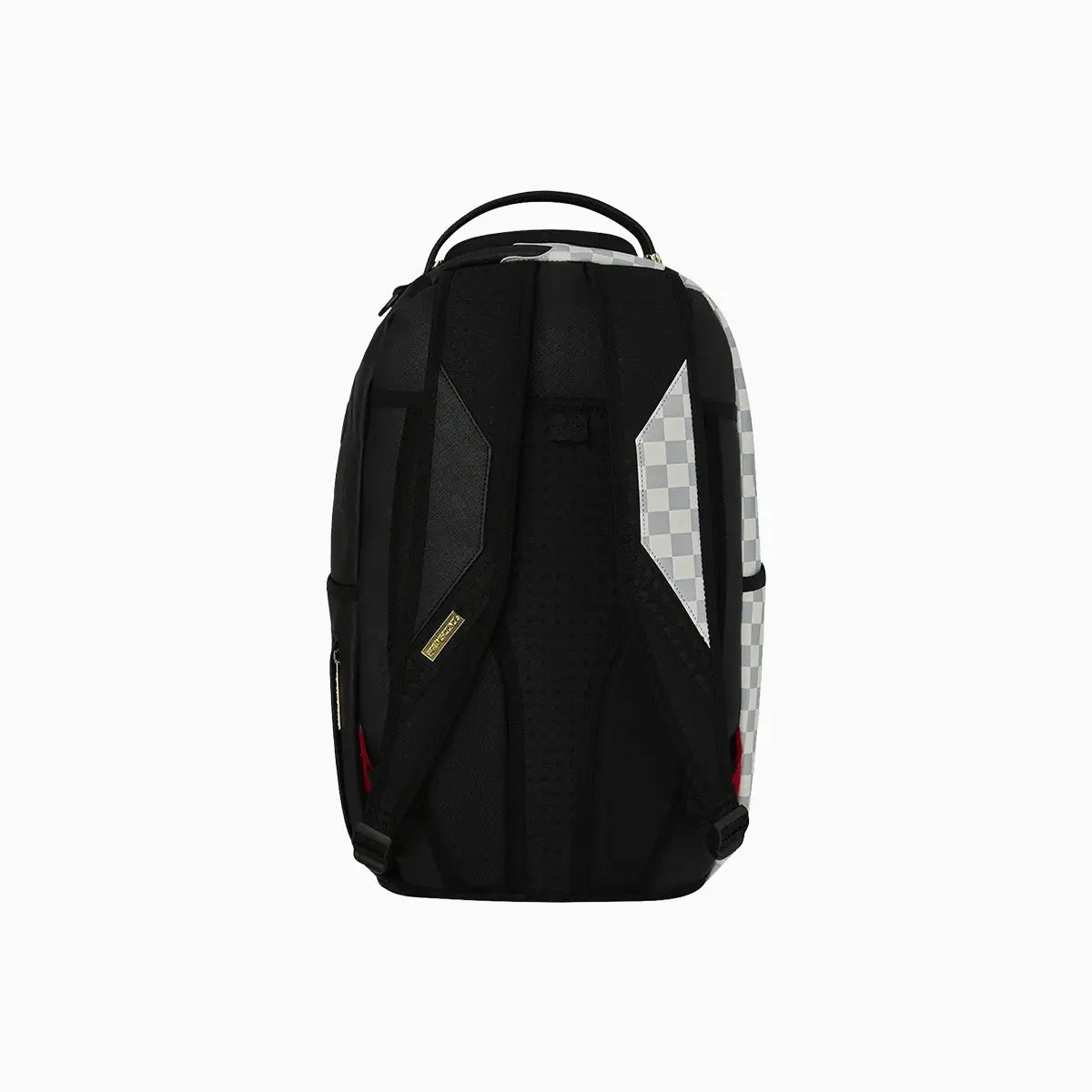 Cream Check Side Drip Backpack