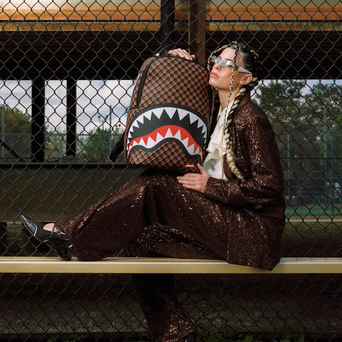 Crown Jewel Sharks In Paris Backpack