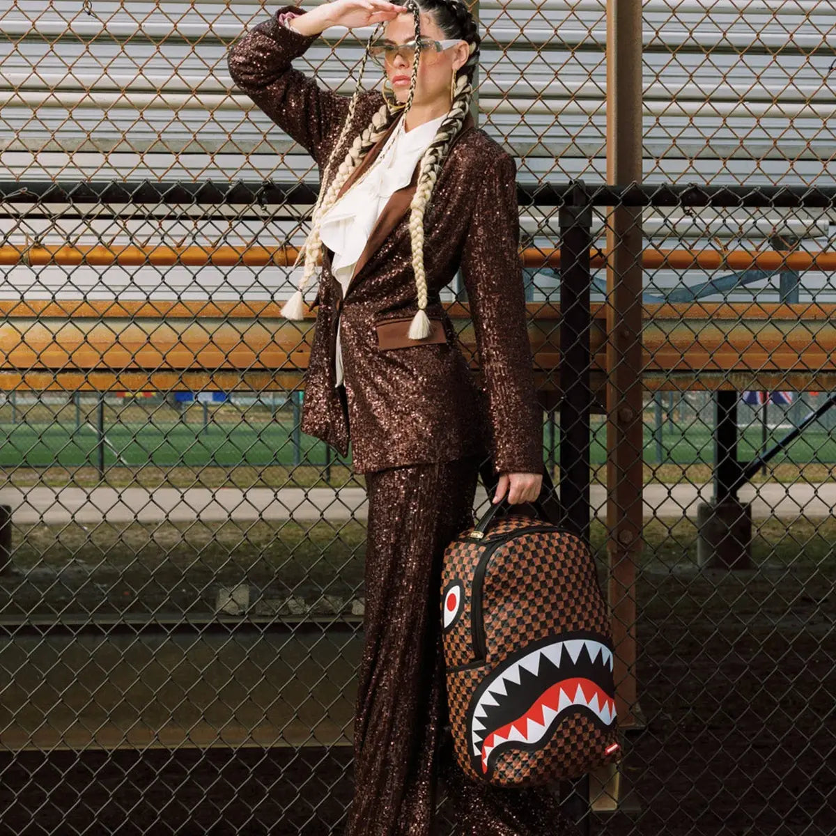Crown Jewel Sharks In Paris Backpack