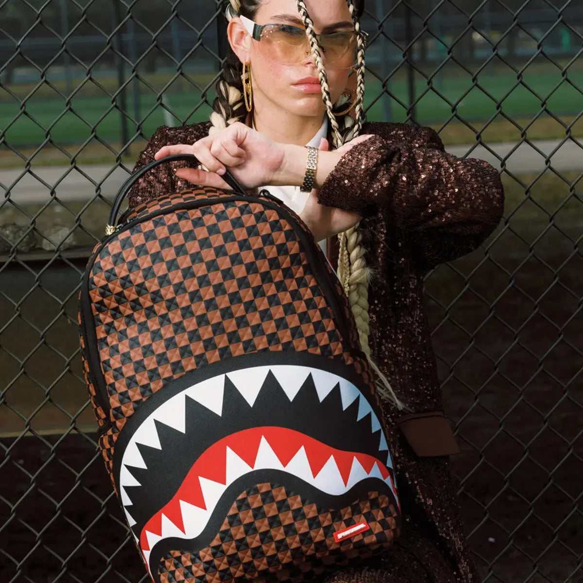Crown Jewel Sharks In Paris Backpack